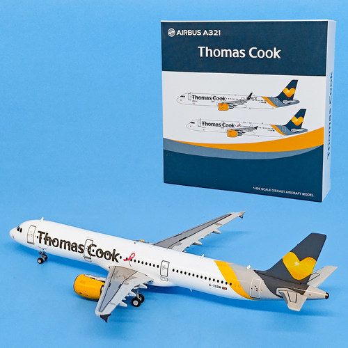 1:400托马斯库克航空A321-200客机G-TCDW飞机模型合金仿真摆件JC