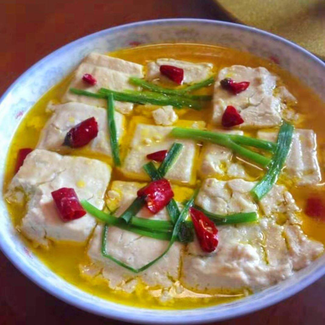 绍兴蒸双臭苋菜茎臭豆腐蒸老卤传统绍兴特色菜