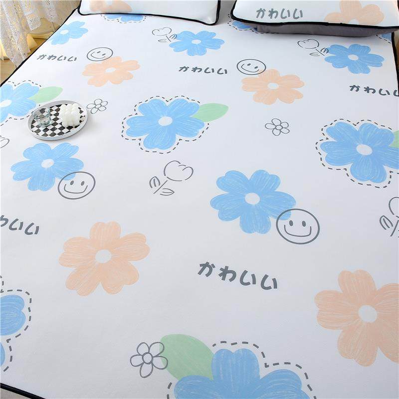 夏天冰丝床垫清凉席子单人学生薄垫被褥子.8x2.0米双人防滑床褥