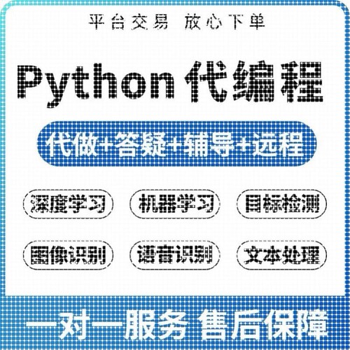 代码python编程深度学习机器学习人工智能代码编写跑通讲解调试