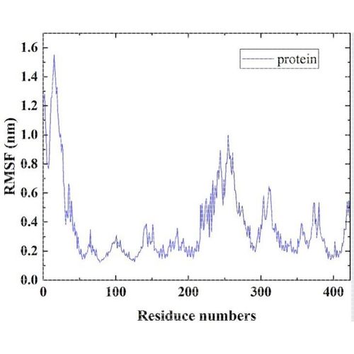 vina分子对接可视化 AlphaFold2/3预测 GROMACS分子动力学模拟