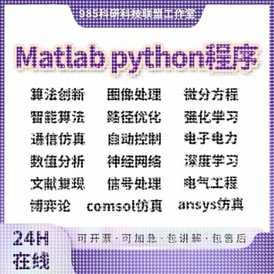 matlab路径规划遗传算法多目标优化代编BP神经网络深度机器学习代