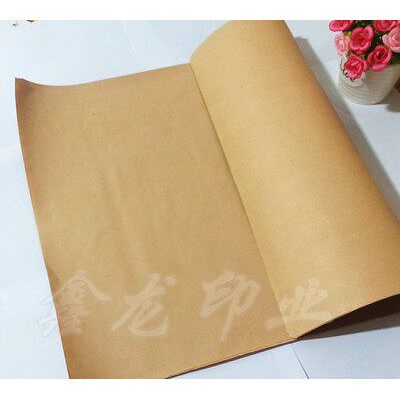 手撕鸭牛皮纸包装纸北京烤鸭包装纸 牛皮纸垫纸 食品防油纸 500张