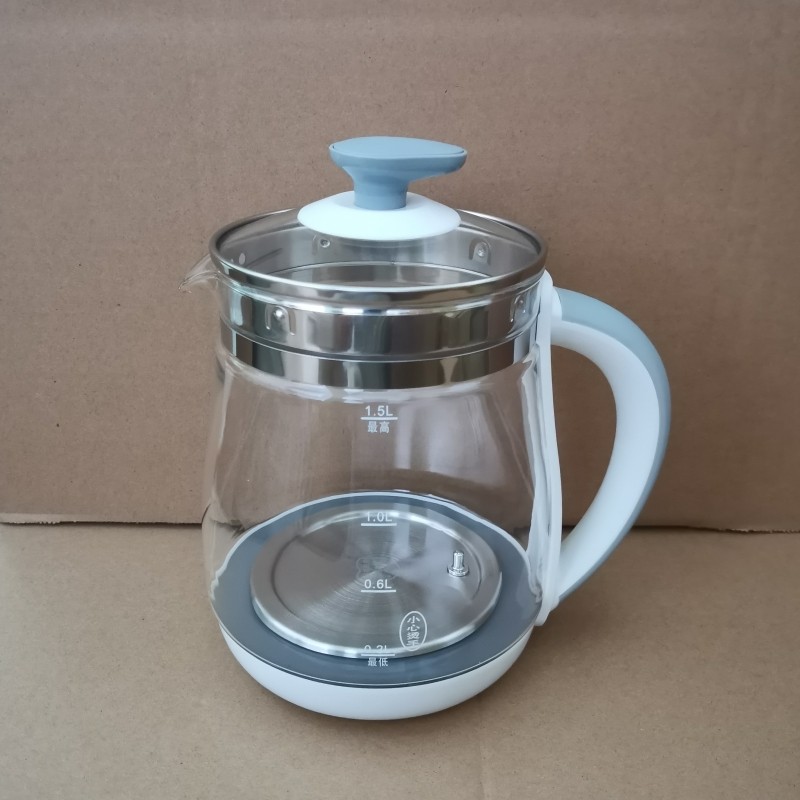 天际养生壶配件壶体BJH-D150B/D150HW/1.5L通用单壶身玻璃壶