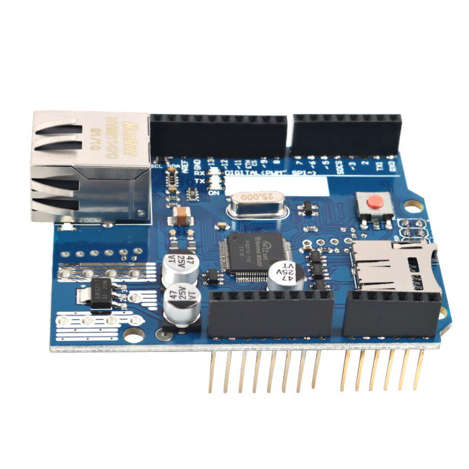 Ethernet W5100 R3网络扩展板 SD卡扩展 支持MEGA 网络开发板