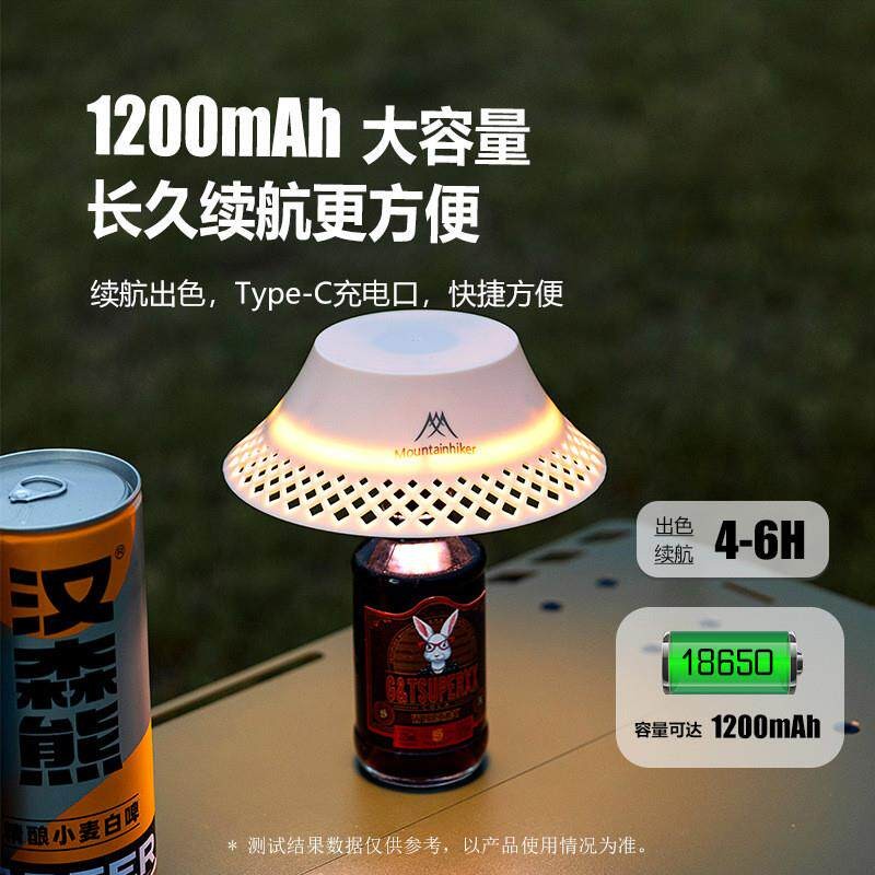 山之客户外露营酒瓶灯罩多功能照明帐篷营地灯家用装饰灯牀头灯