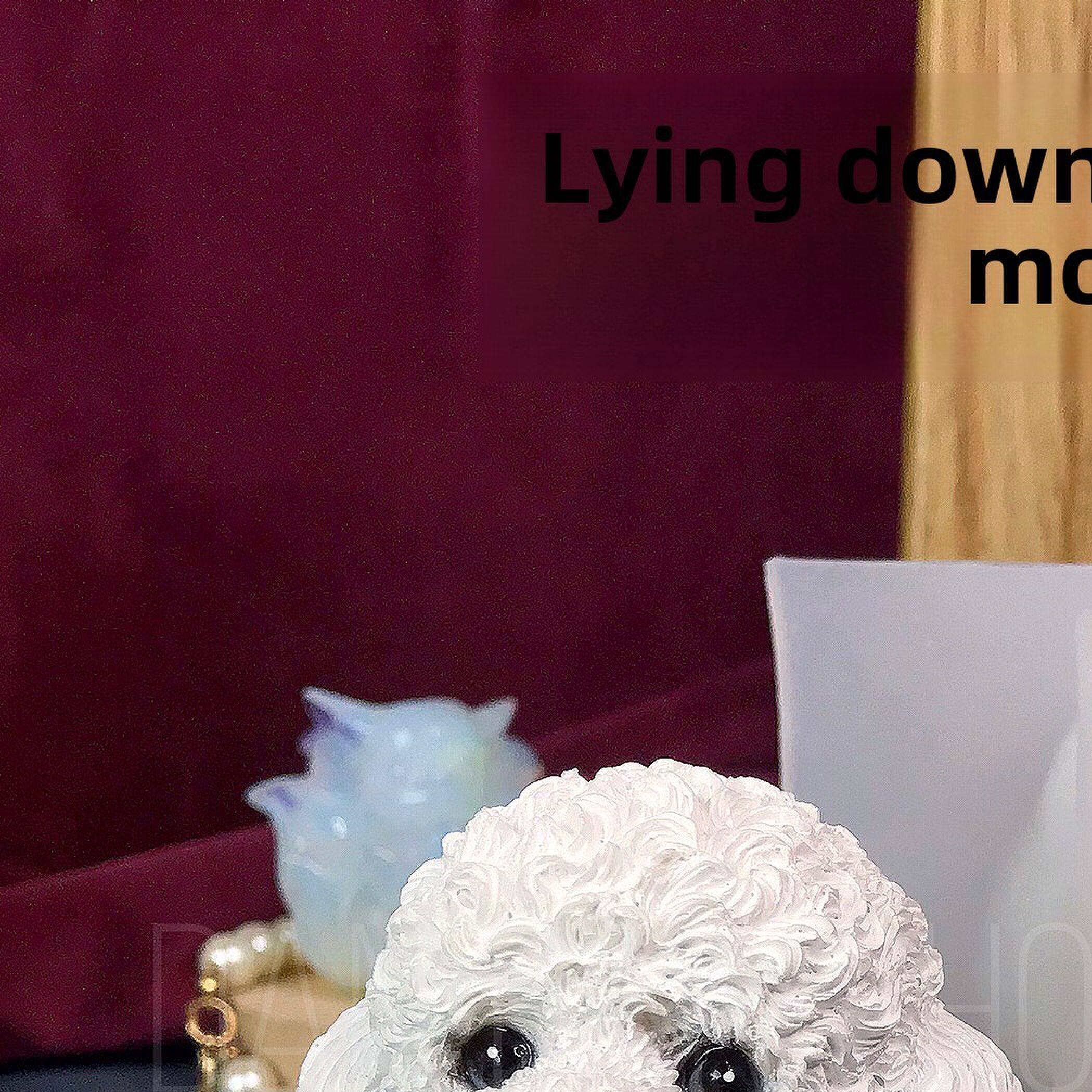 狗模具丹丹diy滴胶香薰石膏手工DIY立体模具可爱趴泰迪狗硅胶磨具