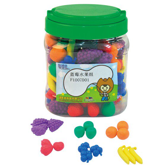 游思乐USL蓝莓水果组仿真蔬菜水果模型儿童益智玩具幼儿园