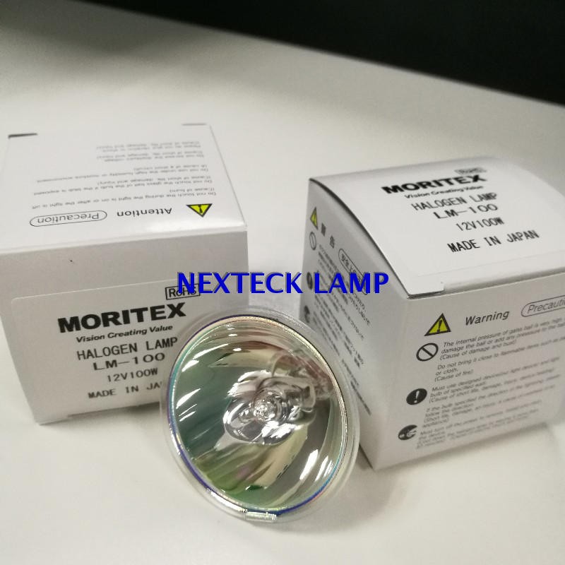 现货日本MORITEX卤素灯LM-100 12V100W MHAA-100点光源光纤灯杯