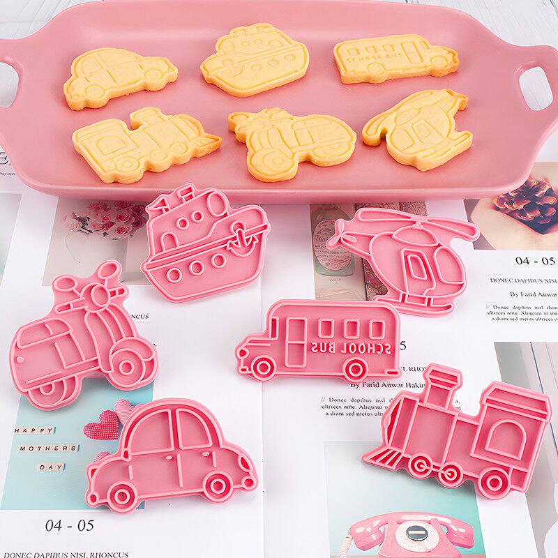 卡通汽车饼干模具蛋糕模具印章图案cookied mold