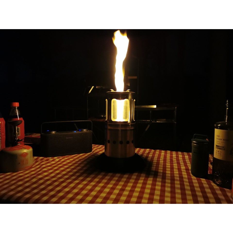 美国FIREFLY LANTERN桌面迷你柴火炉 焚火台 观火炉 野外照明炉