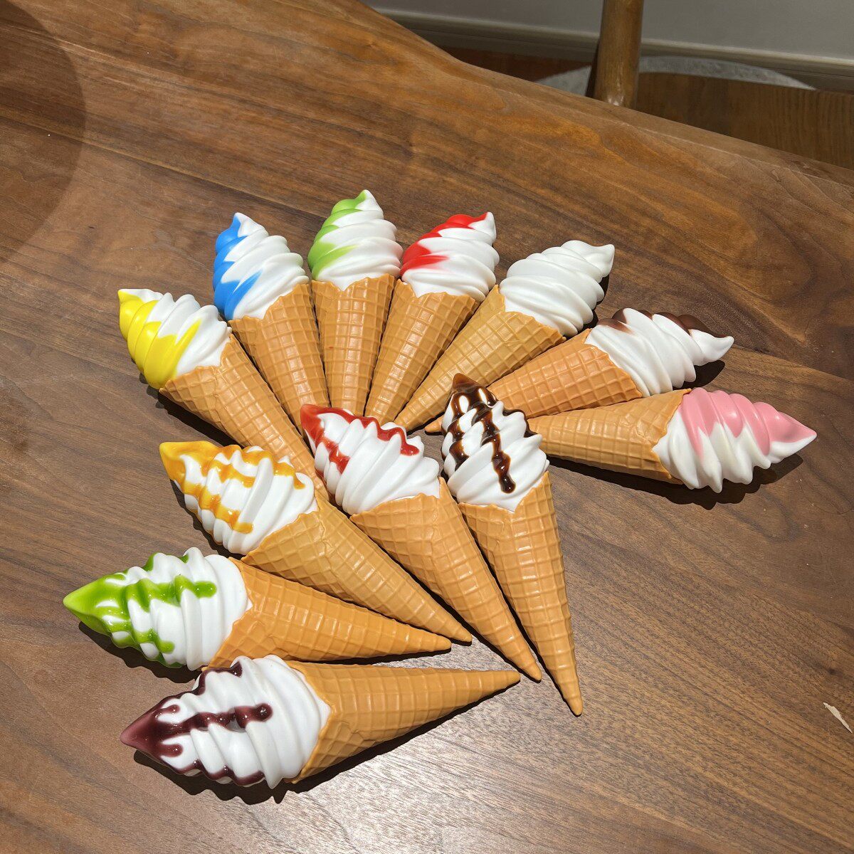 仿真冰淇淋模型塑料假甜筒冰激凌道具雪糕店橱窗展示用装饰摆件