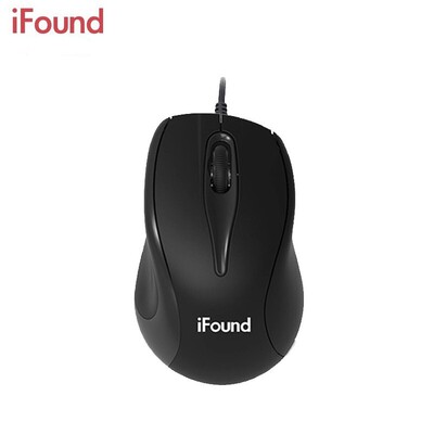 （ifound） F370有线鼠标盒装USB办公专用台式机光电鼠标