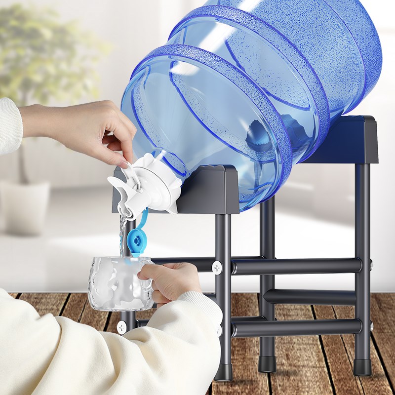 纯净水桶置物架矿泉水出水器桶装水倒置支K架饮水桶取水器倒水神