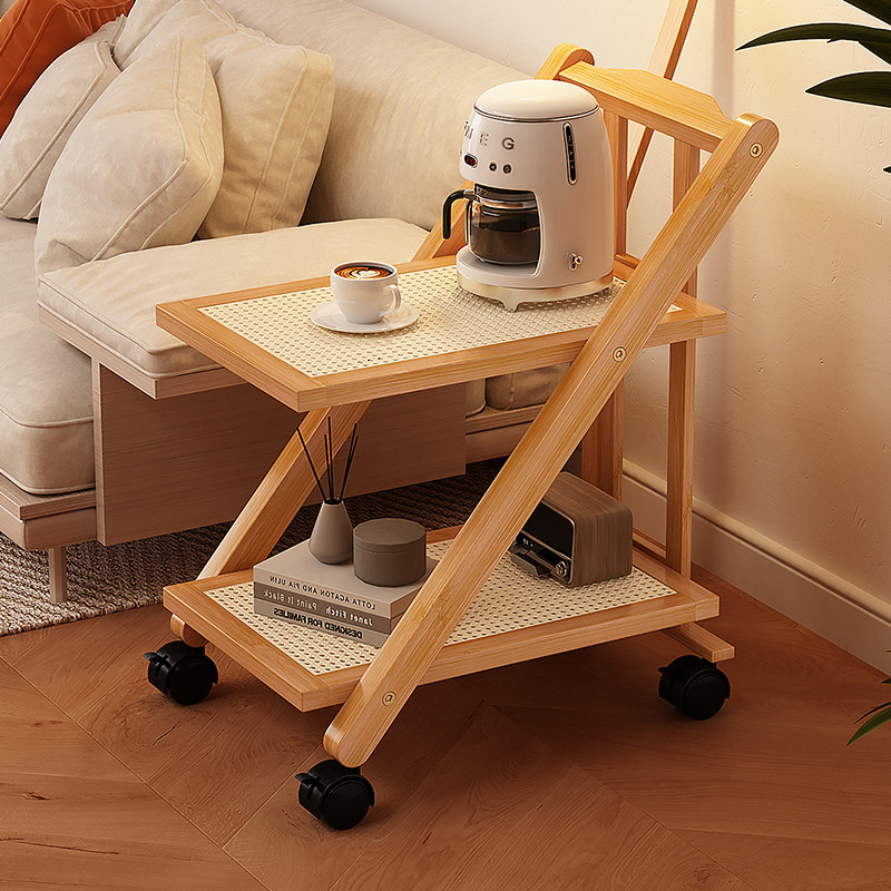 置物架多层收纳架落地移动小推车沙发边几家用现代简约卧室床头架,住宅家具,搁板/置物架/家用陈列架,淘宝优惠券,粉丝福利购,淘宝优惠卷