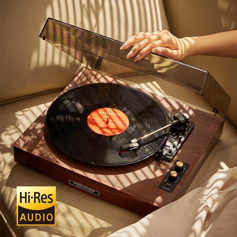 威泽VP1000黑胶唱片机木制复古蓝牙音箱氛围礼物,影音电器,黑胶唱片机,淘宝优惠券,粉丝福利购,淘宝优惠卷