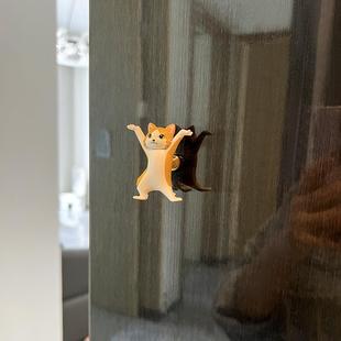 高门衣柜拉手儿童房男孩女孩可爱动物举手猫咪抽屉柜子单孔门把手