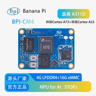 香蕉派Banana Pi BPI-CM4计算机模组 采用Amlogic A311D芯片方案