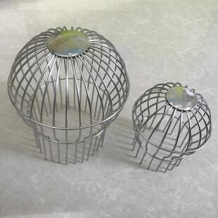 网球形管帽DN50/75/110/160管道屋顶下水口过滤网防堵罩雨水槽200