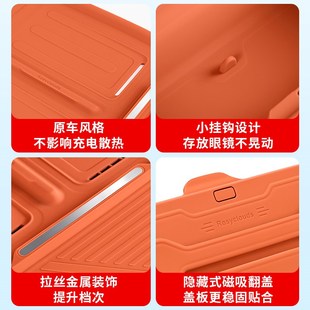 饰用品大全 理想L6L7L8L9无线充硅胶垫中控杯垫汽车配件车U内装