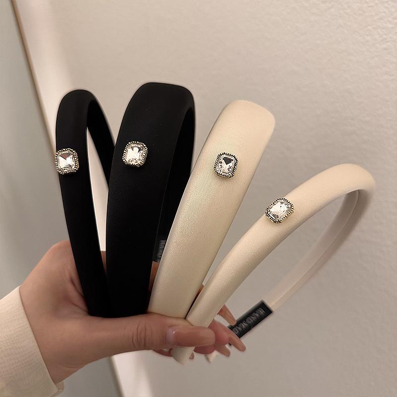 伦敦日落 复古高级感珍珠锆石发箍精致少女头箍 气质小众设计发饰