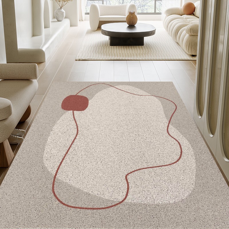 丝圈地垫侘寂风入户门垫日式进门室内外玄关大门口脚垫可裁剪地毯