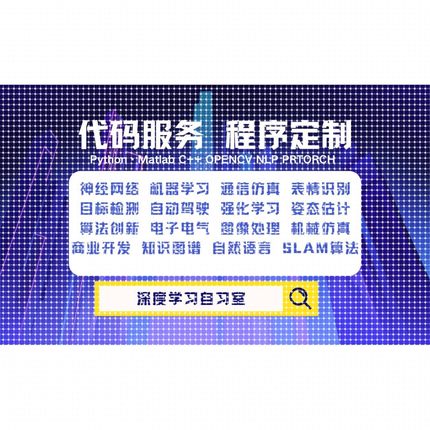 python代码编程深度学习算法代跑做代码指导编写调式神经网络爬虫