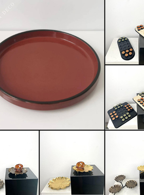 简约现代创意果盘托盘果盘摆件样板房客厅餐厅家居装饰品