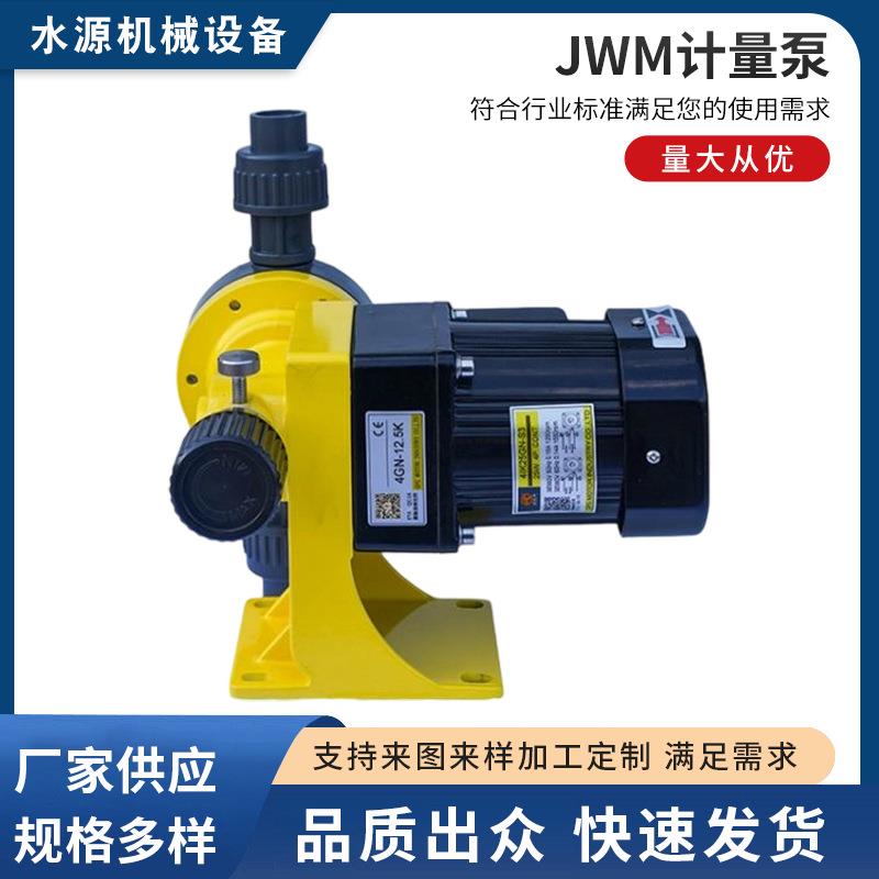 隔膜式计量泵PVDF投加泵JWM加药泵耐腐蚀隔膜计量泵水泵