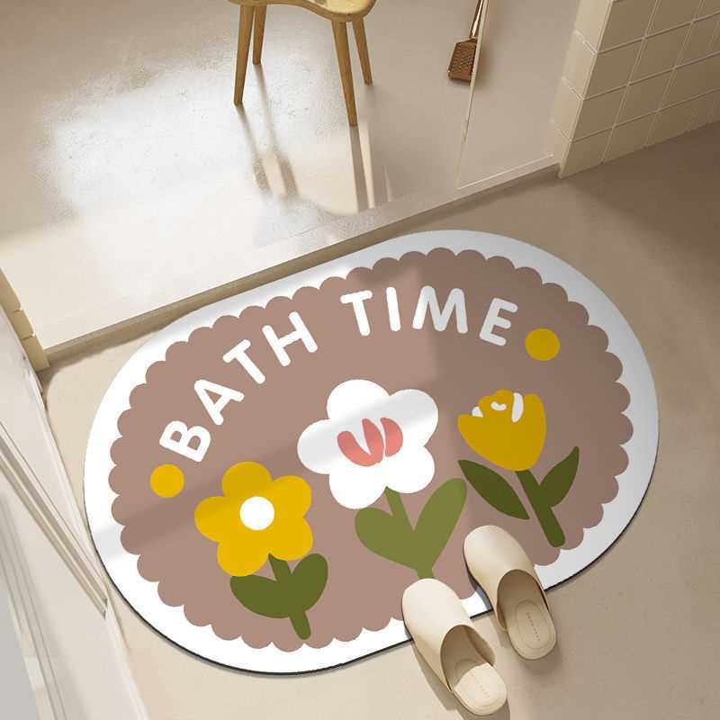 瑞典地毯家用小垫子吸水厕所防滑速干浴室脚卫生间清新硅藻泥软垫