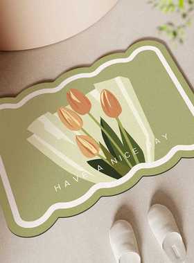 Bonanza地垫垫门口进门速干脚垫软吸水门口浴室防滑地毯家用厕所