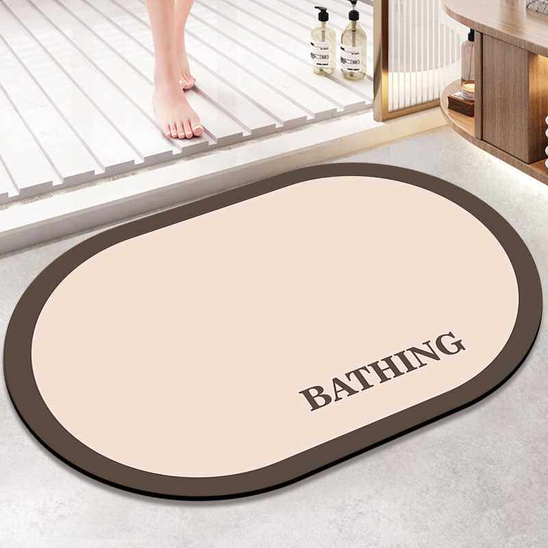 韩国易简约门口地垫垫打理速干硅藻家用泥泥供应浴室地垫吸水硅藻