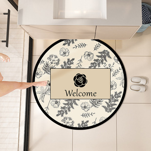 Souq卫生间干门口地垫洗手台子浴室吸水皮革垫速防滑垫家用脚垫浴