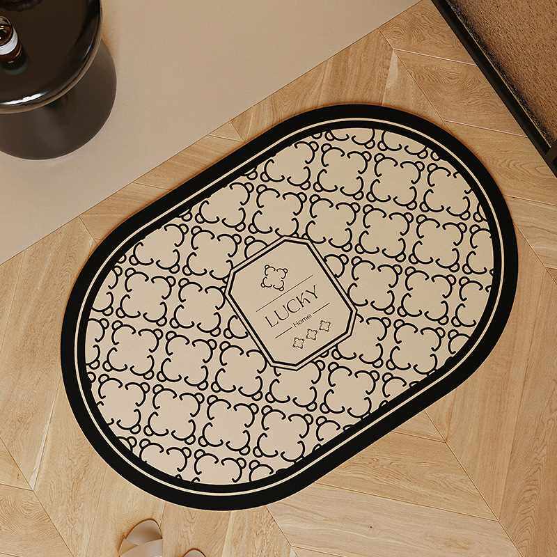 德国硅藻泥地垫美式打理卫生间家用防滑垫垫吸水浴室易脚踏