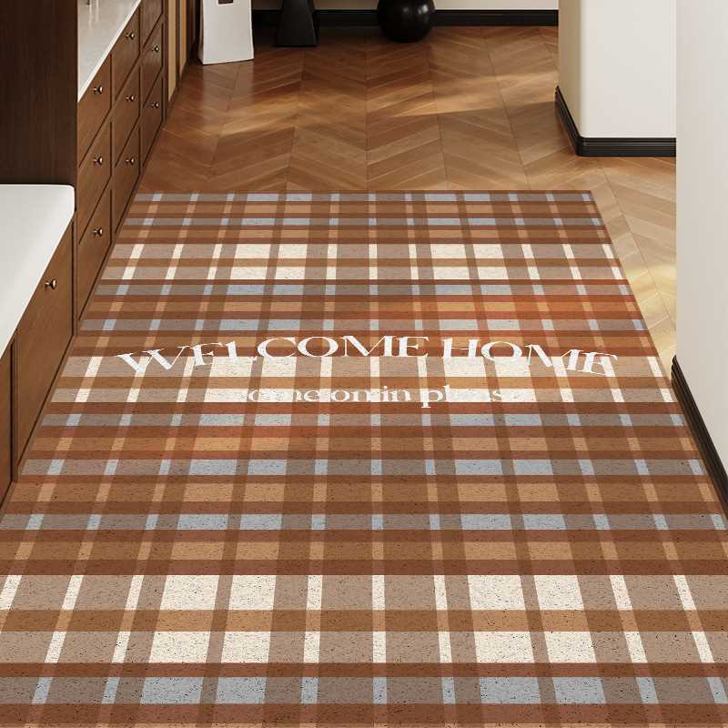 新加坡门口拉德入户门垫可耐脏丝复古裁剪地毯圈地美地垫进门法式
