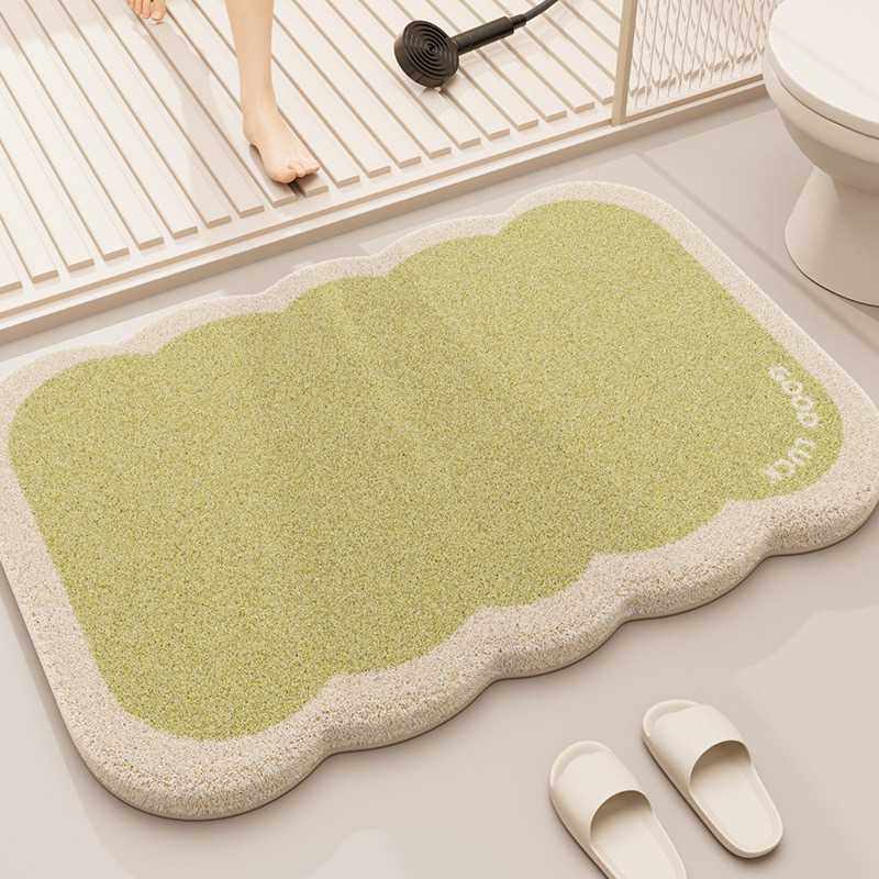 PriceMinister地垫耐脏地垫防滑吸水TEMU家用卫生间脚垫羊绒跨境