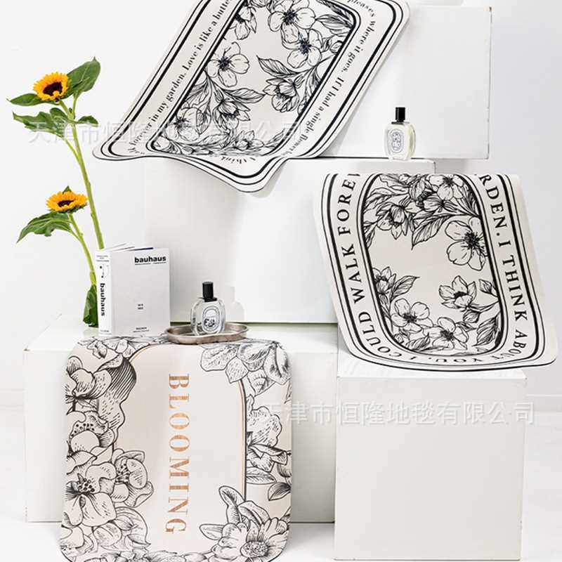 Game垫速干吸水脚垫家用地垫轻奢门口浴室淋浴房硅藻防滑泥地卫生