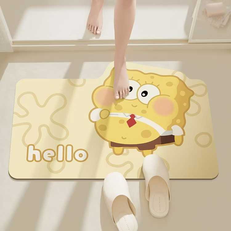 Kilimal垫门口泥地速干脚垫卡通浴室厕所卫生间家用防滑垫吸水硅