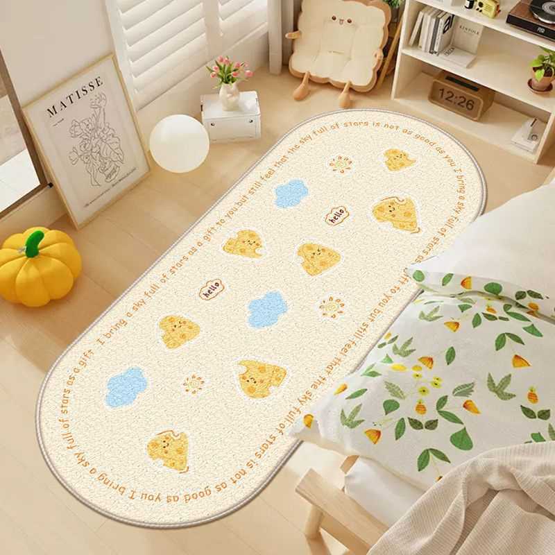 Etsy客厅房间可爱装饰毯卧室儿童新款垫床边飘窗毛绒地毯地垫少女