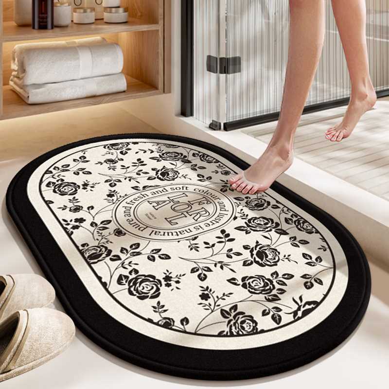 马来西亚  新加坡  澳大利亚 泰国  柬埔寨浴室花卉干垫吸水地垫