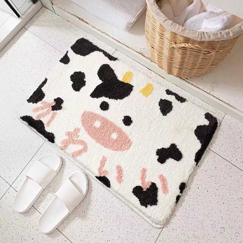 Reverb萌宠吸水脚垫卡通厕所家用羊绒地毯卫生间耐磨地垫浴室防滑