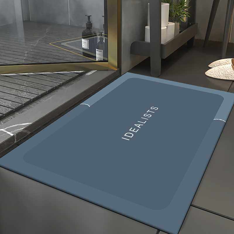 英国防滑垫泥地耐脏硅藻家用卫生间打理易吸水速干门口垫浴室脚垫