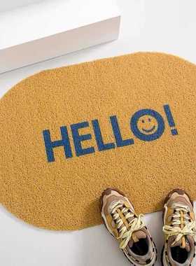 Emag玄关防滑ins裁剪垫卧室门入户门字母丝门口跨境脚垫地垫垫可