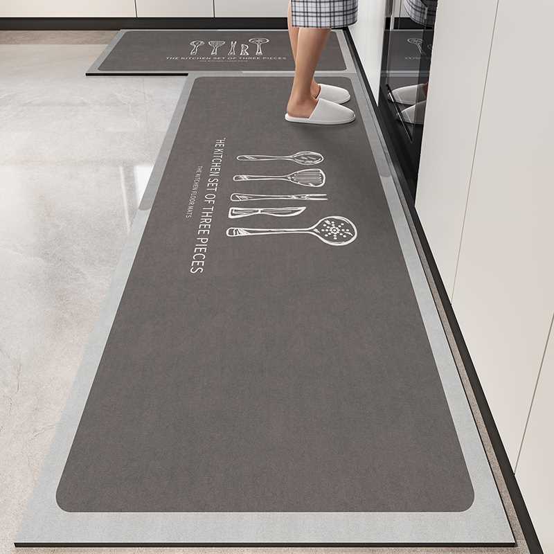 Bonanza厨房热卖高级防滑垫吸油防滑垫耐脏吸水家用地垫感打理好