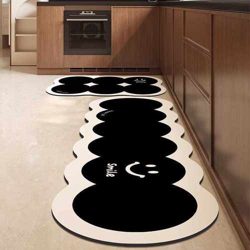 Cratejoy轻奢家用脚垫地垫防滑玄关厨房易地毯吸水打理异形速干硅