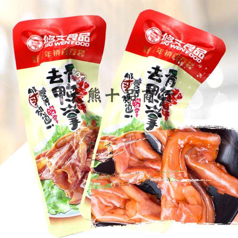 温州特产修文去骨鸭掌500g图片