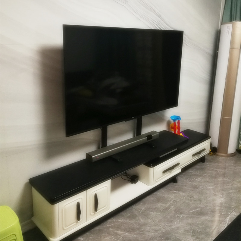 万能通用液晶电视底座支架免打孔增高挂架台式支撑脚架立式落地架