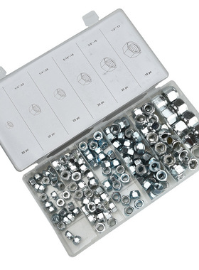 150PC尼龙锁紧螺母组V套/螺丝英制