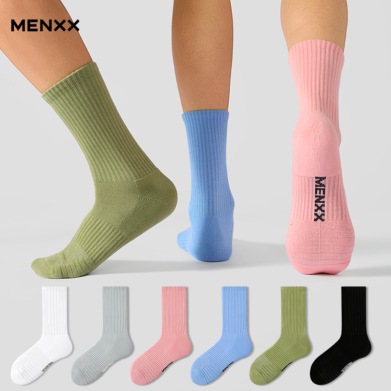 MENXX袜子男7A抗菌长筒袜