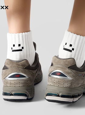 MENXX白色袜子男短筒袜7A抗菌防臭吸汗纯新疆棉黑色刺绣中筒袜男